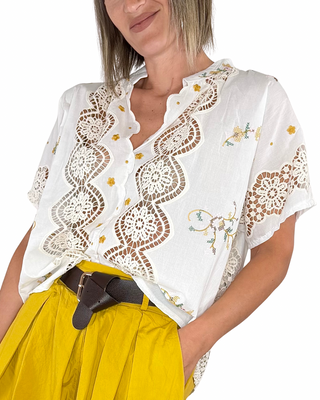 CADì - Blusa Medea - SENAPE