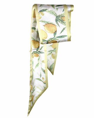 habiti - sciarpina cravatta fantasia 1.43x13 - limoni