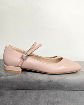 beavita - ballerina c/cinturino strass - rosa
