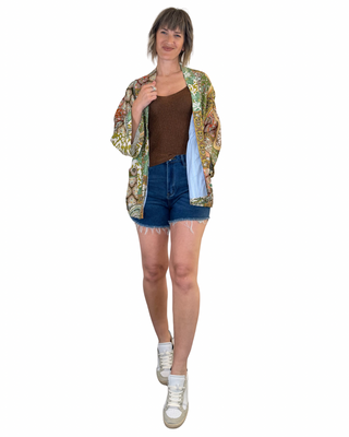 Habiti - Shorts sfrangiati in denim - JEANS