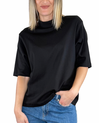 Habiti - T-shirt scatola - NERO