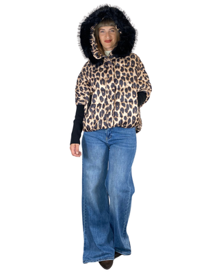 Habiti - Cappa imbottita manicotto - ANIMALIER