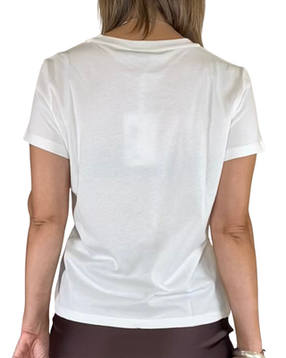 Susy Mix - T-shirt scatola "Los Angeles" - BIANCO