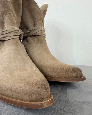 Susy Mix - Texanino occhiello pelle scamosciata - TORTORA