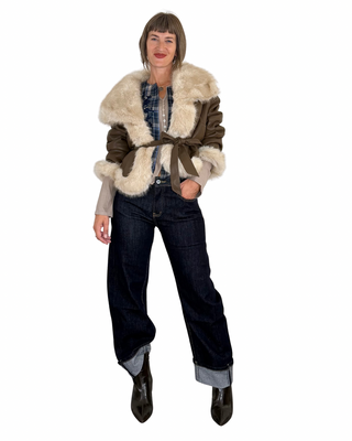 Habiti - Gilet check ricamato - BLU