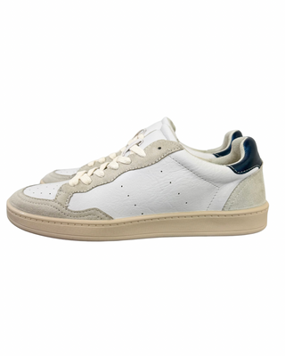 Corina Shoes - Sneaker ecopelle con baffo a contrasto - BIANCO/BLU