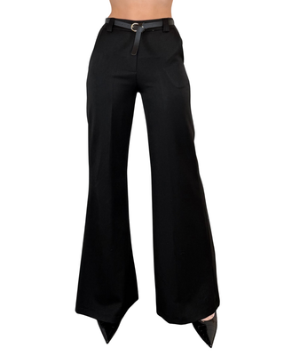 Susy Mix - Pantalone palazzo - NERO