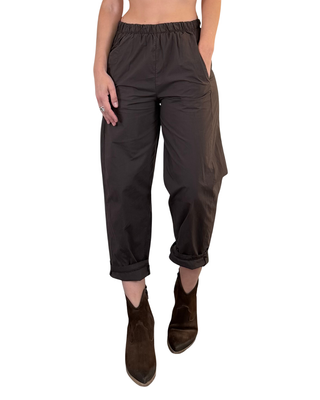 Habiti - Pantalone Japan in tela vela - MORO