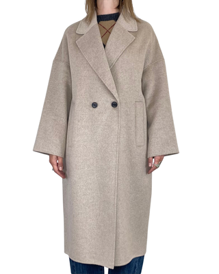 vicolo - cappotto ovetto hand made - beige