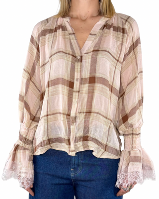 Tensione In - Camicia quadri polso arricciato - CIPRIA