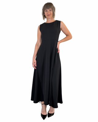Habiti - Robe longue fluide - NERO