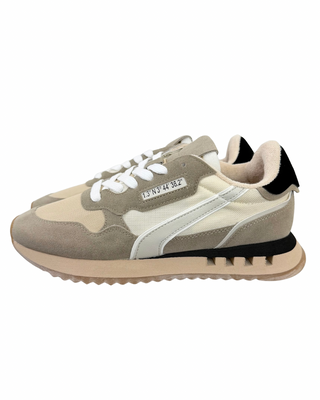 Corina Shoes - Sneakers eco suede - FANGO/BEIGE