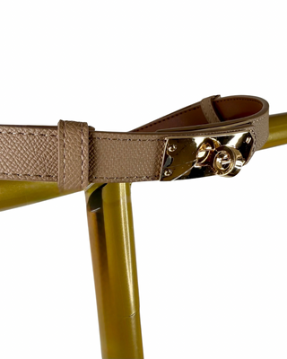 Habiti - Cinturina allungabile vera pelle - BEIGE