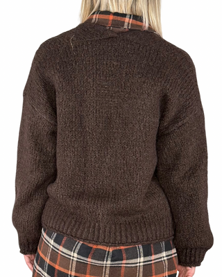 Habiti - Cardigan mohair - MORO