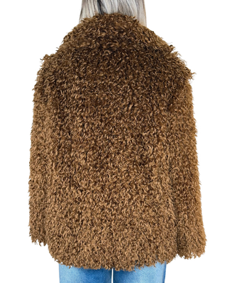 Haveone - Ecopelliccia mongolia - TABACCO