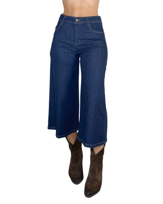 Habiti - Bermuda jeans - JEANS SCURO