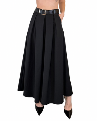 Habiti - Pantalone ampio - NERO