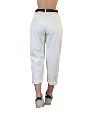 Habiti - Pantalone barrell Harley - PANNA