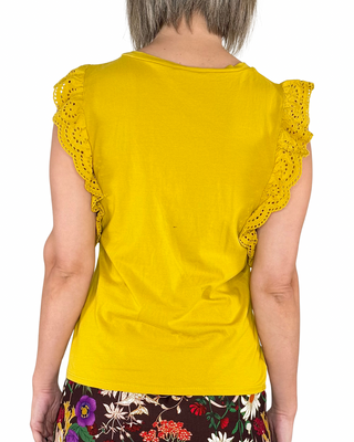 Habiti - T-shirt Eea - SENAPE