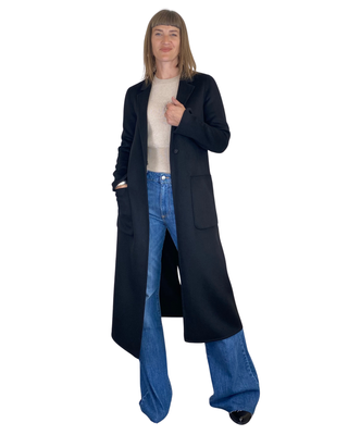 vicolo - cappotto slim hand made - nero