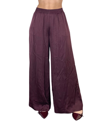 Vicolo - Pantalone palazzo viscosa - VINO