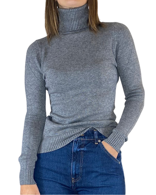 Susy Mix - Maglia collo alto - GRIGIO