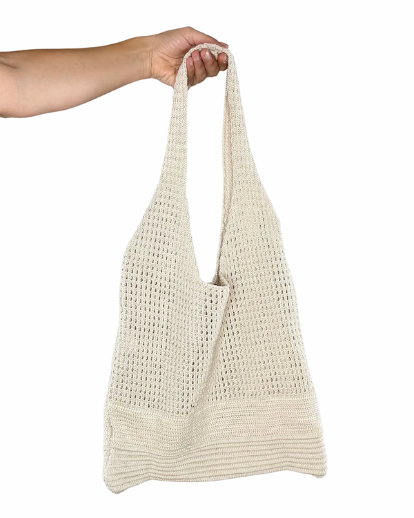 Habiti - Borsa Crochet - SABBIA