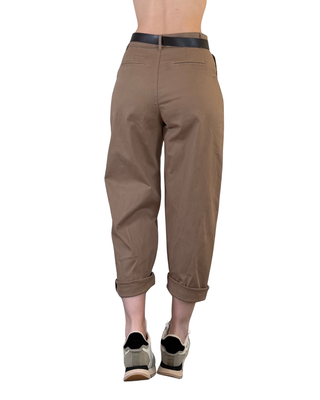 Habiti - Pantalone barrell Harley - FANGO