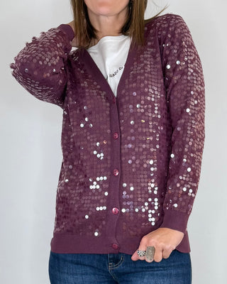 Susy Mix - Cardigan paillettes - VINO