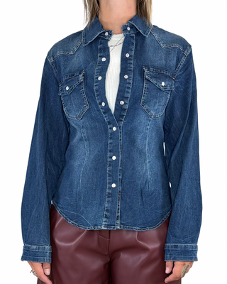 Habiti - Camicia slim denim - JEANS