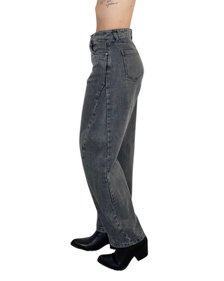 tensione in - jeans c/spicchio - nero