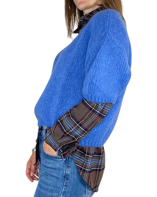 Habiti - Maglia Fluffy - INDACO