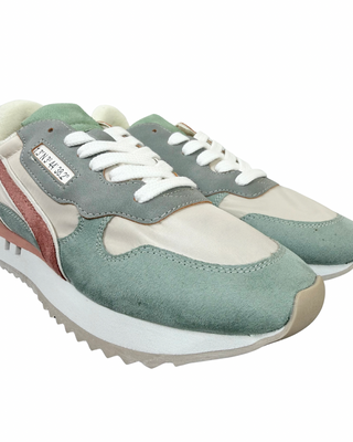 Corina Shoes - Sneakers eco suede - VERDE MENTA/CIPRIA