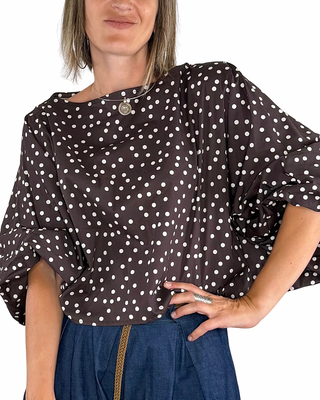 CADì - Blusa Farfalla - MORO