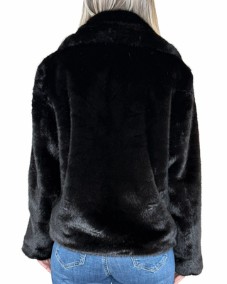 Habiti - Ecopelliccia corta - NERO