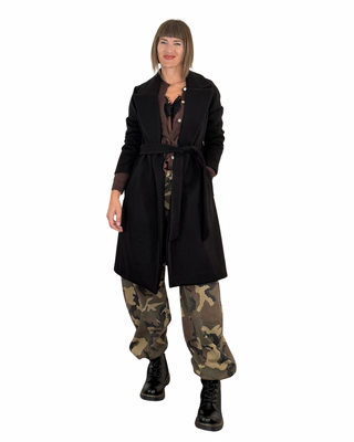 Habiti - Pantalone barrel camouflage con coulisse - CAMOUFLAGE
