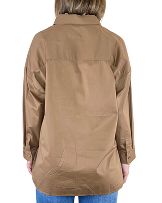 Habiti - Camicia spalla scesa - MOKA