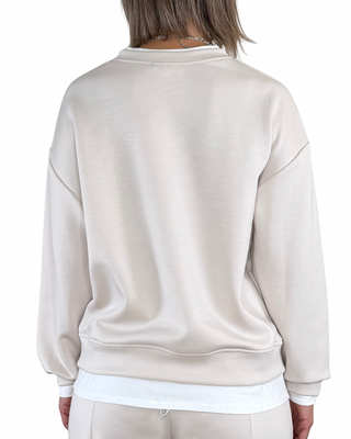 Habiti - Coordinato scuba t-shirt - BURRO