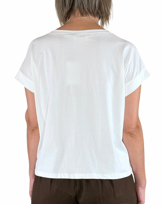 Habiti - T-shirt Frangia - PANNA