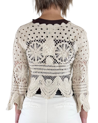 CADì - Coprispalla crochet - ECRU'