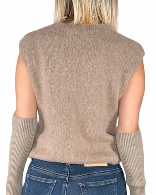 Habiti - Gilet baby alpaca - FANGO