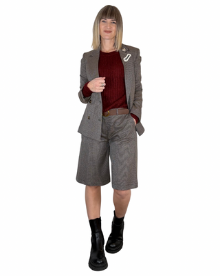 Susy Mix - Bermuda check - MORO