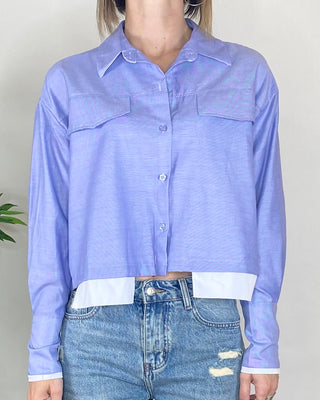 Habiti - Kurzes Shirt - BLAU