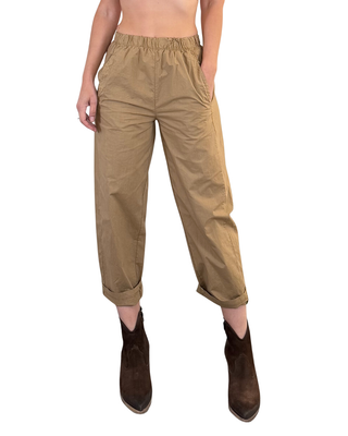 Habiti - Pantalone Japan in tela vela - CAMMELLO
