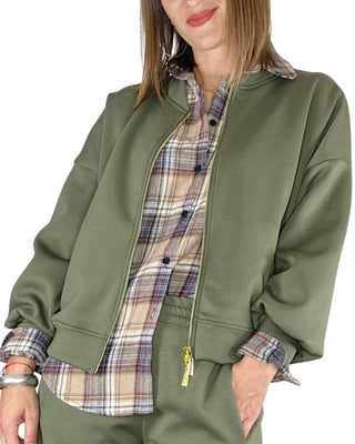 habiti - bomber scuba - verde militare