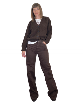 vicolo - jeans lexie bull denim icon jeans - moro