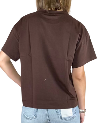 Susy Mix - T-shirt scatola - MORO