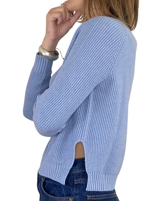 Susy Mix - Maglia punto inglese - CELESTE
