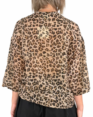CADì - Camicia Margarita misto seta - ANIMALIER