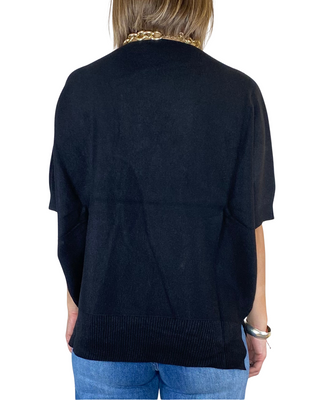 Habiti - Maglia over m/manica - NERO